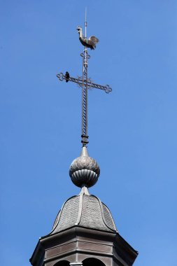 Aziz Maurice Kilisesi. Rüzgar gülü. Horoz. Annecy. Fransa. 