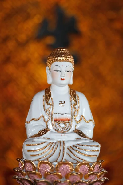 Статуя Будды Буддийской Пагоде Вьетнам — стоковое фото