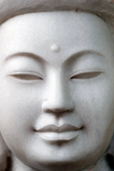 Smiling Buddha Statue Hoi Vietnam — Stock Photo, Image