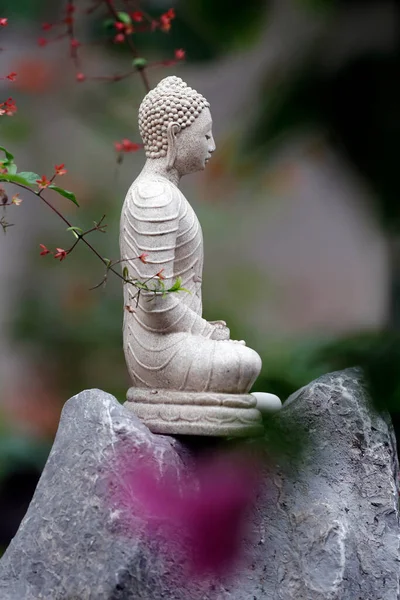 Stone Buddha Statue Hoi Vietnam — Stock Photo, Image