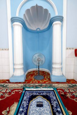 Cholon Jamail Camii. Mihrab 'da. Ho Chi Minh Şehri. Vietnam. 