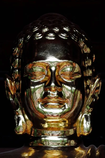 Buddhistische Pagode Long Son Goldene Buddha Statue Nha Trang Vietnam — Stockfoto