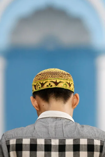 Muçulmano Oração Sexta Feira Salat Chapéu Kufi — Fotografia de Stock
