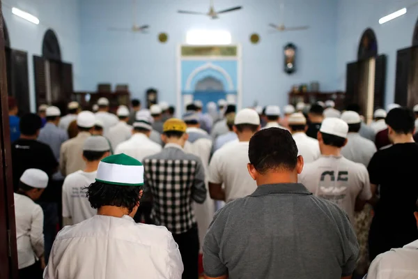 Мечеть Чолон Джамиал Мусульманин Время Пятничной Молитвы — стоковое фото