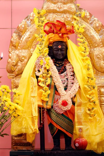 Templo Sri Thenday Yutthapani Sri Thendayuthapan Lorde Murugan Estátua — Fotografia de Stock