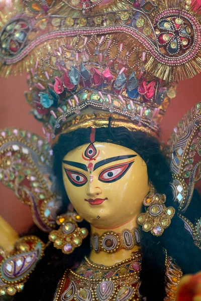 Sri Thenday Yutthapani Temppeli Kali Ajan Luomisen Tuhon Väkivallan Voiman — kuvapankkivalokuva