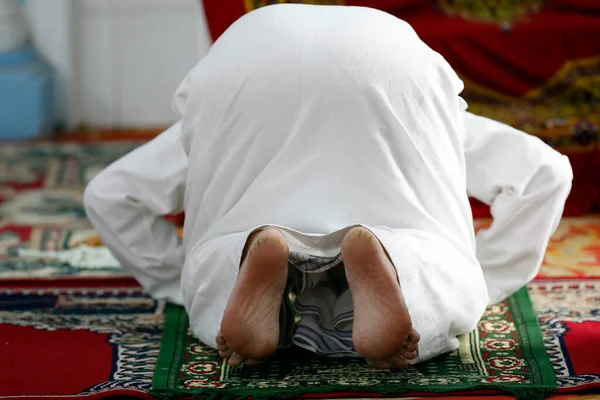 Cholon Jamail Mecset Muszlim Ember Imádkozik Minh Város Vietnam — Stock Fotó