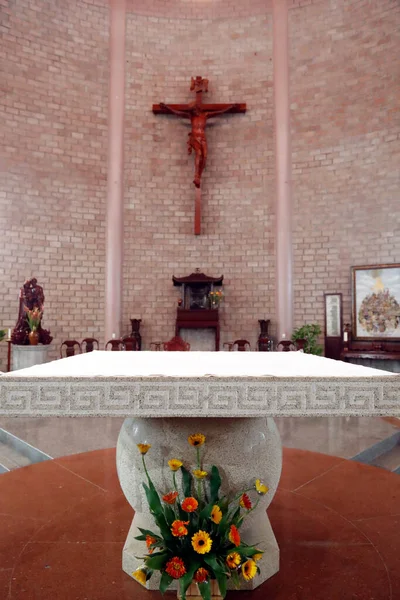 Abadía Cisterciense Nuestra Señora Altar — Foto de Stock
