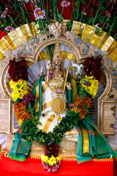 Храм Арпута Вінаягар Женева Швейцарія Муруган Індуський Бог Війни — стокове фото