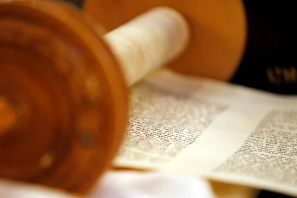 stock image Beth Yaakov Synagogue.   Torah scrolls.  Geneva. Switzerland. 