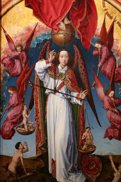 Museo Hospices Beaune Pala Altare Polittico Rogier Van Der Weyden — Foto Stock