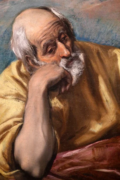Szent József Olaj Kaneván Részleteket Domenikos Theotokopoulos Greco 1540 1614 — Stock Fotó