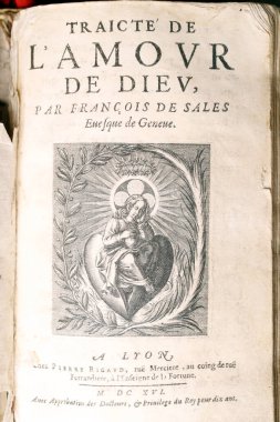 Saint Francis de Sales 'in kitabı. Marclaz. Fransa. Marclaz. Fransa. 