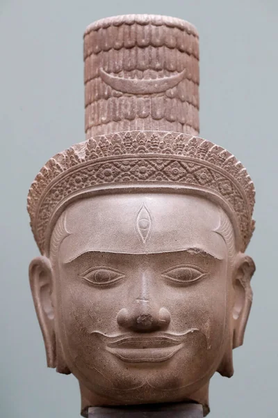 Het Guimet National Museum Asian Arts Shiva Zandsteen Negende Eeuw — Stockfoto