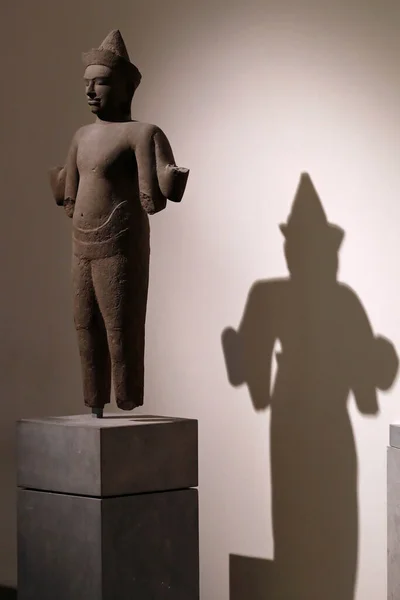 Het Guimet National Museum Asian Arts Vishnu Zandsteen Elfde Eeuw — Stockfoto