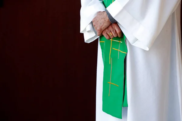 Katolsk Präst Religiös Symbol Frankrike — Stockfoto