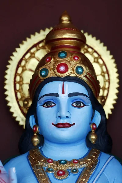 Hindutempel Und Schrein Der Batu Höhlen Maha Vishnu Hinduistische Gottheit — Stockfoto