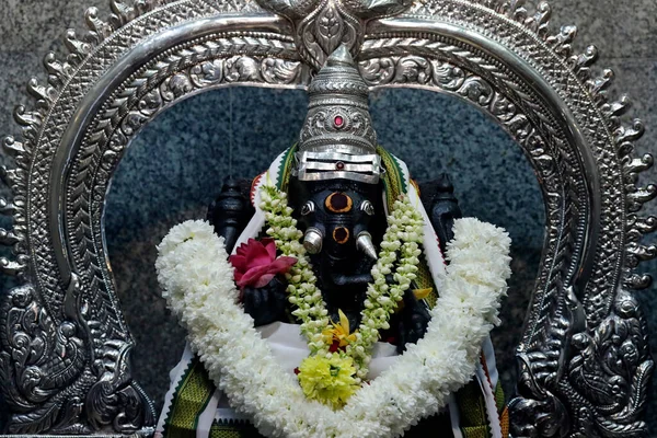 Sri Mahamariammans Hinduiska Tempel Ganesh Ganapati Hindu Gud Lycka Visdom — Stockfoto