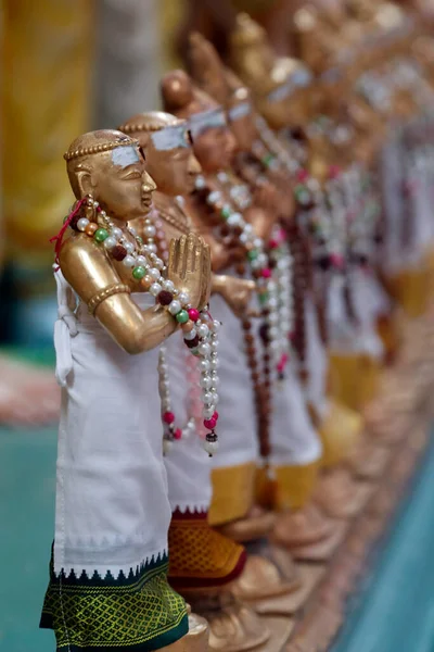 Sri Mahamariamman Hindu Templom Hindu Szobrok Kuala Lumpurban Malajzia — Stock Fotó