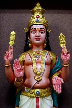 Sri Mahamariamman Hindu Tapınağı. Hindu Tanrıçası. Kuala Lumpur. Malezya. 