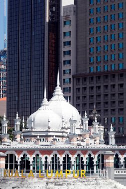 Jamek Camii veya Mescid Jamek Sultan Abdul Samad. Kuala Lumpur. Malezya. 