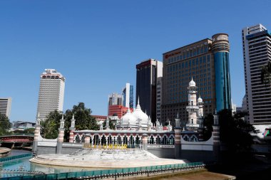 Jamek Camii veya Mescid Jamek Sultan Abdul Samad. Kuala Lumpur. Malezya. 