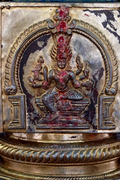 Sri Mahamariamman Hindutempel Shiva Als Nataraj Kuala Lumpur Malaysia — Stockfoto