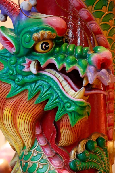 Guan Templo Taoísta Chinês Dragão Chinês Kuala Lumpur Malásia — Fotografia de Stock