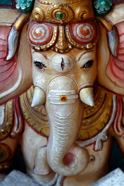 Templo Court Hill Ganesh Ganesha Ganapati Elefante Encabeçou Deus Hindu — Fotografia de Stock