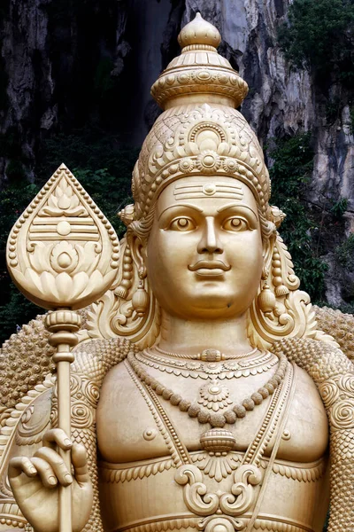 Murugan Hindoe God Van Oorlog Hindoe Tempel Heiligdom Van Batu — Stockfoto