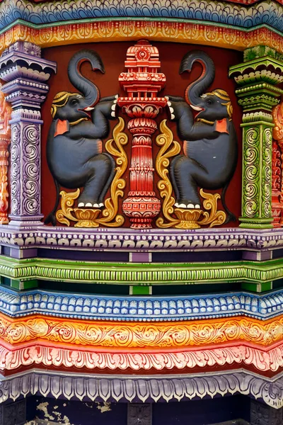 Індуський Храм Каплиця Печер Бату Святі Слони Куала Лумпур Малайзія — стокове фото