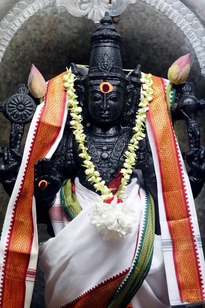 Templo Hindu Sri Mahamariamman Deus Hindu Vishnu Kuala Lumpur Malásia — Fotografia de Stock
