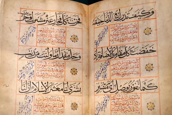 Museo Arti Islamiche Poesia Lode Del Profeta Muhammad Egitto Xvi — Foto Stock