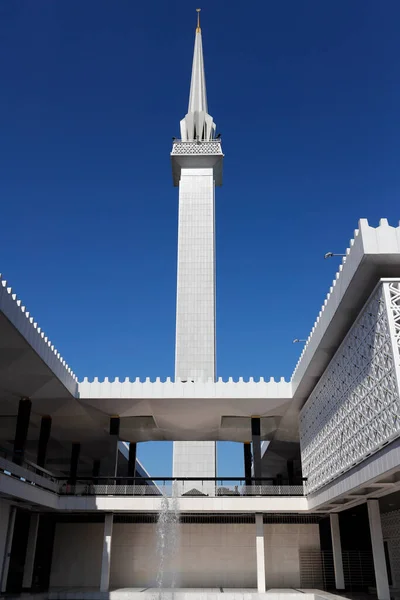 National Mosque Masjid Negara Minaret Kuala Lumpur Malaysia — Foto de Stock