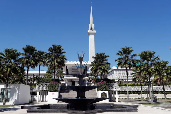 National Mosque Masjid Negara Minaret Kuala Lumpur Malaysia — Foto de Stock