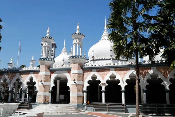 Mezquita Jamek Masjid Jamek Sultan Abdul Samad Kuala Lumpur Malasia — Foto de Stock