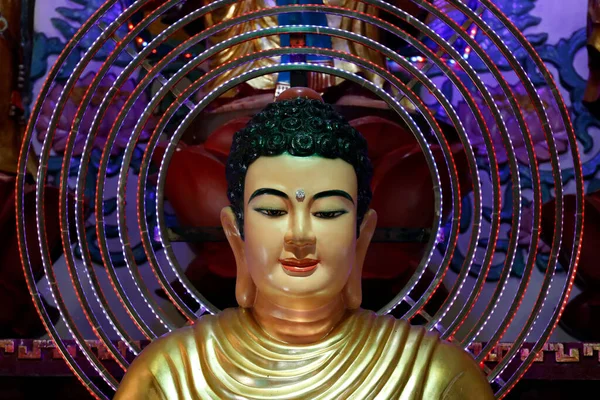 Tempio Buddista Huynh Dao Siddharta Gautama Buddha Shakyamuni Chau Doc — Foto Stock