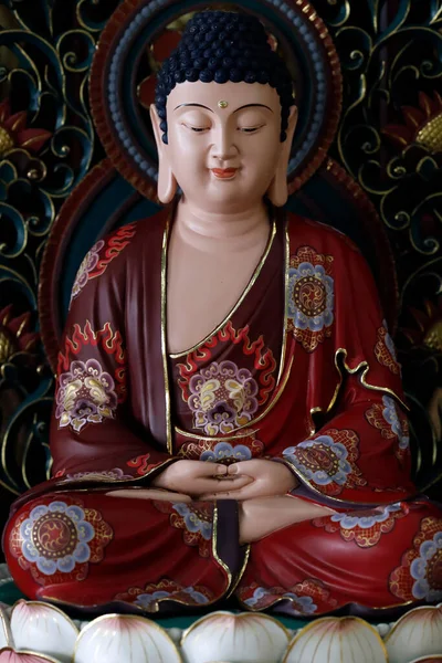 Tempio Buddista Phat Quang Siddharta Gautama Buddha Shakyamuni Chau Doc — Foto Stock