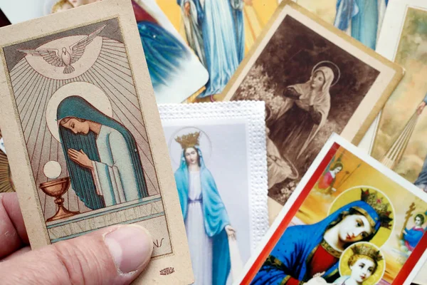 Religiöse Bilder Jungfrau Maria Religiöses Symbol — Stockfoto