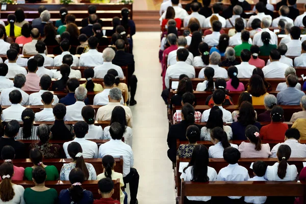 Misa Católica Dominical Bien Hoa Vietnam —  Fotos de Stock