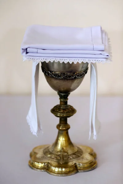 Католическая Церковь Праздник Евхаристии Чаша — стоковое фото
