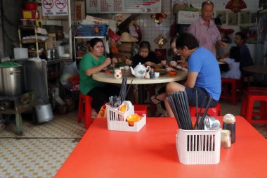 Chinese restaurant in Chinatown.  Kuala Lumpur. Malaysia. 