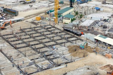 Vinpearl Land Amusement Park. Construction site. Nha Trang. Vietnam. 