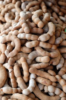Tamarind for sale at market.  Chau Doc. Vietnam. 