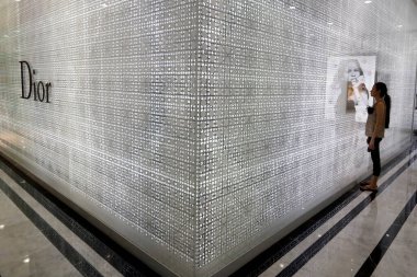 Union square, luxuary department store. Christian Dior. Ho Chi Minh City. Vietnam. 