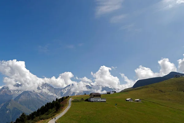Paysage Des Alpes Françaises Été Massif Mont Blanc Saint Gervais — Photo