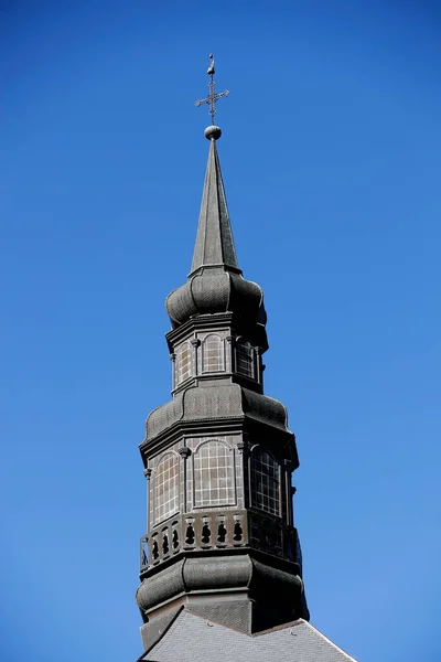 Барокова Церква Сен Жерве Сен Протеї Франкських Альпах Святий Гервейс — стокове фото