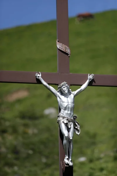 Crucifijo Jesús Cruz Francia —  Fotos de Stock