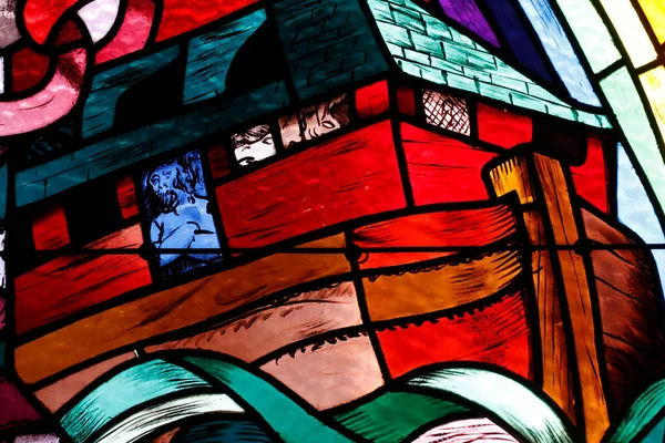 Склянка Ковчег Ноя Святий Йосип Фінс Базиліка Аннесі Франція — стокове фото