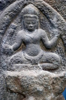 Binh Dinh Müzesi. Hindu tanrısı Indra. 12. yüzyıl. Quy Nhon. Vietnam. 